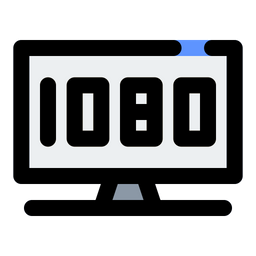 1080p-Fernseher  Symbol