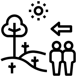 Abholzung  Symbol