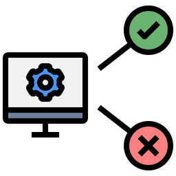 KI-Entscheidung  Symbol