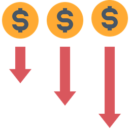 Schuldenabbau  Symbol