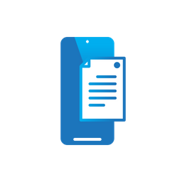 Documents On Phone  Icon