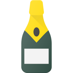 Champagnerflasche  Symbol