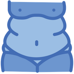 Fat Body Female Body Fat Icon