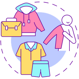 Casual dress code  Icon