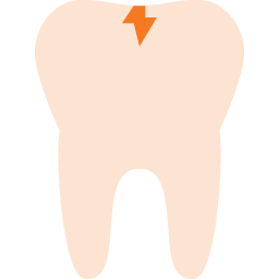 Broken teeth  Icon