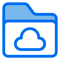 Cloud Folder  Icon