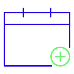 Agregar calendario  Icono