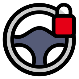 Auto-Lenkung  Symbol