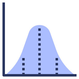 Distribution graph  Icon