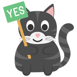 Cat Yes Board  Icon