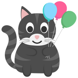 Cat Birthday  Icon