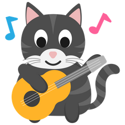 Guitar Cat  Icon