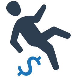 Business Falling  Icon