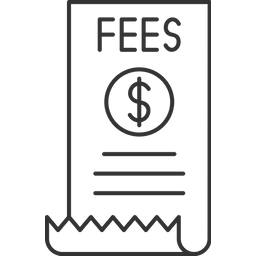 Fees Receipt  Icon