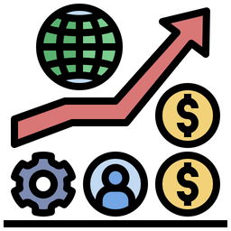 Economic Growth  Icon