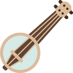 Banjo Folk Acoustic Icon