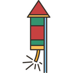 Feuerwerk  Symbol