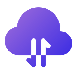 Cloud Transfer  Icon