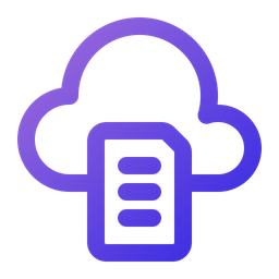 Cloud File  Icon