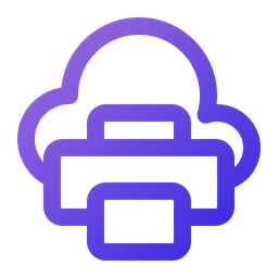 Cloud Printer  Icon