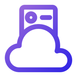 Cloud Server  Icon