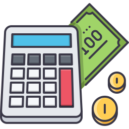 Budget calculation  Icon