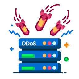 DDOS-Angriff  Symbol