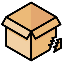 Broken cardboard  Icon