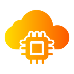 Cloud-Verarbeitung  Symbol