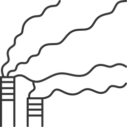 대기 오염  아이콘