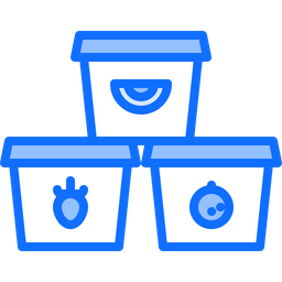 Fruit Ice Cream Cup  Icon