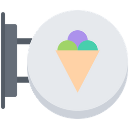 Ice Cream Board  Icon