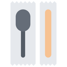 Disposable Spoon  Icon