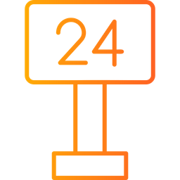 24 Hours Service  Icon