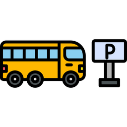 Bus Parking  Symbol