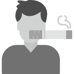 Man Smoking  Icon