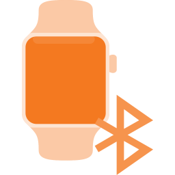 Bluetooth-verbundene Uhr  Symbol