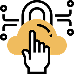 Cloud Storage Access  Icon