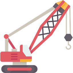 Hydraulic Crane  Icon