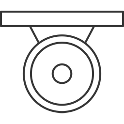 Gong Glocke  Symbol