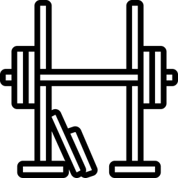 Langhantel-Gewichtsunterstützung  Symbol