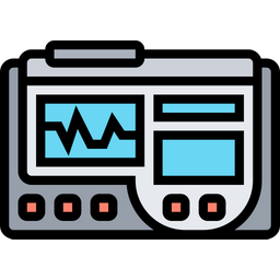 Electrocardiogram Monitor  Icon