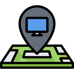 Computer Location  Icon