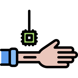 Implant Hand Chip  Icon