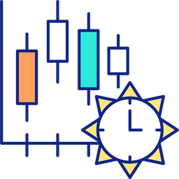 Dia de negociação de criptografia  Ícone