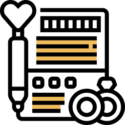 Heiratsvertrag  Symbol