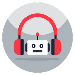 Robot Customer Service  Icon