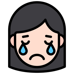 Crying Girl  Icon