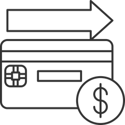 Cartão de débito  Ícone