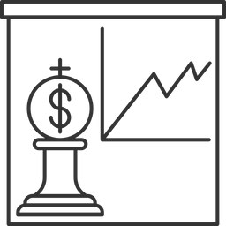 Analise financeira  Ícone